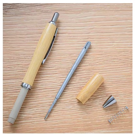 Custom Engraved Gourd Shape Bamboo Wood Pen