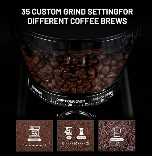 SHARDOR Burr Coffee Grinder