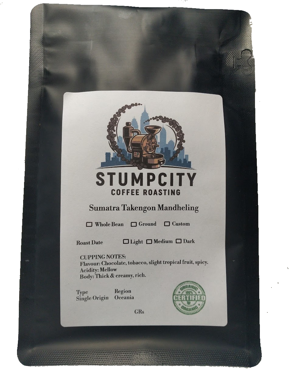 Freash Roasted Sumatrian Coffee